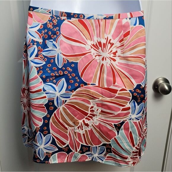 NEIMAN MARCUS Floral Silk Skirt - Picture 4 of 5